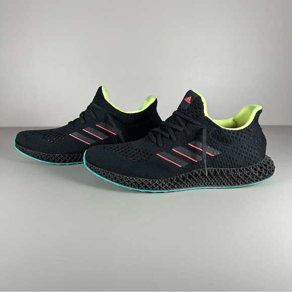 adidas Shoes Adidas Futurecraft 4d Black Neon Sneakers Poshmark